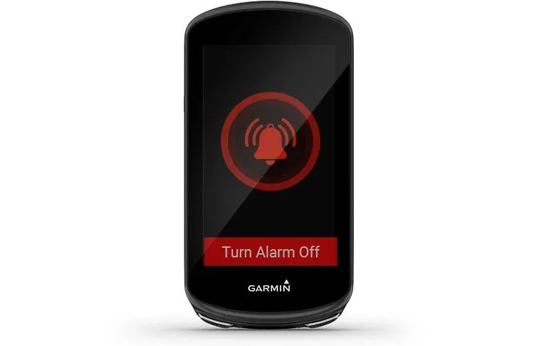 Garmin Jordan spec card (Edge 1030 plus bike alarm)