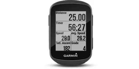 Garmin Jordan spec card (Edge 130 mtb clear screen)