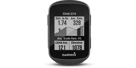 Garmin Jordan spec card (Edge 130 mtb climbpro)