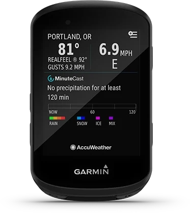 Garmin Jordan spec card (Edge 530 connect iq)