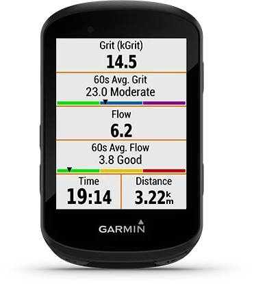 Garmin Jordan spec card (Edge 530 grit flow)