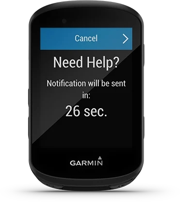 Garmin Jordan spec card (Edge 530 incident)