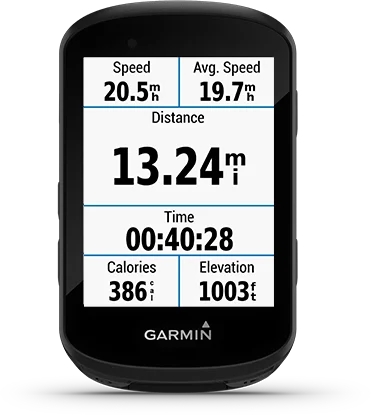 Garmin Jordan spec card (Edge 530 sync connect)