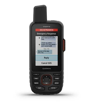 Garmin Jordan spec card (gpsmap 66i location sharing)