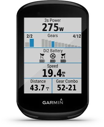 Garmin Jordan spec card (Edge 830 di2)