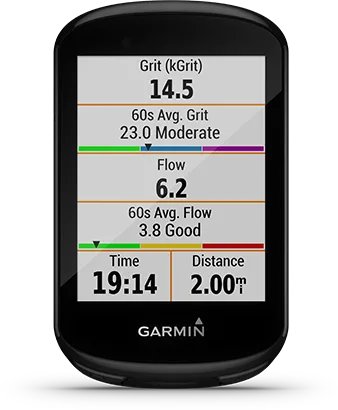 Garmin Jordan spec card (Edge 830 grit flow)