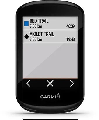 Garmin Jordan spec card (Edge 830 trailforks)