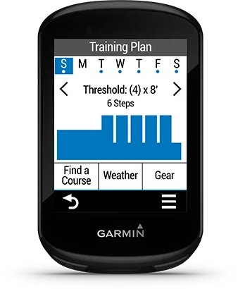 Garmin Jordan spec card (Edge 830 works apps)