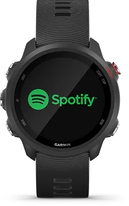 Garmin Jordan spec card (Forerunner 245 music)