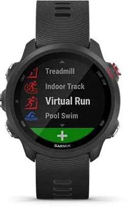 Garmin Jordan spec card (Forerunner 245 sports app)