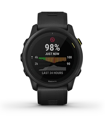 Garmin Jordan spec card (Forerunner 745 pulse ox)