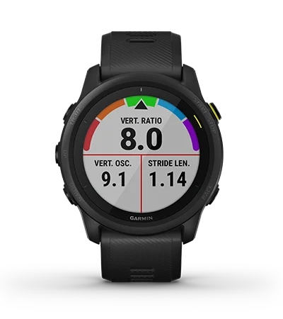 Garmin Jordan spec card (Forerunner 745 running dynamics)