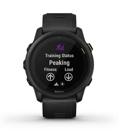 Garmin Jordan spec card (Forerunner 745 training status)