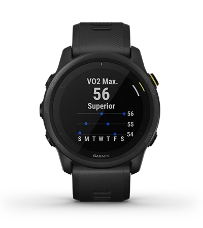 Garmin Jordan spec card (Forerunner 745 vo2)