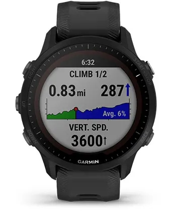 Garmin Jordan spec card (Forerunner 955 solar climbpro)