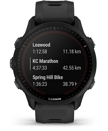 Garmin Jordan spec card (Forerunner 955 solar courses)