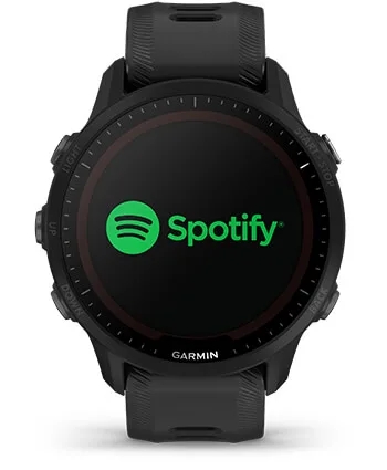 Garmin Jordan spec card (Forerunner 955 solar music)