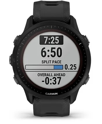 Garmin Jordan spec card (Forerunner 955 solar pacepro)