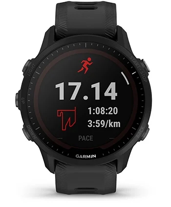 Garmin Jordan spec card (Forerunner 955 solar sync training)