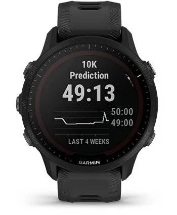 Garmin Jordan spec card (Forerunner 955 solar visual race)