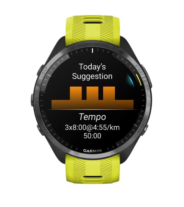 Garmin Jordan spec card (Forerunner 965 daily suggested)