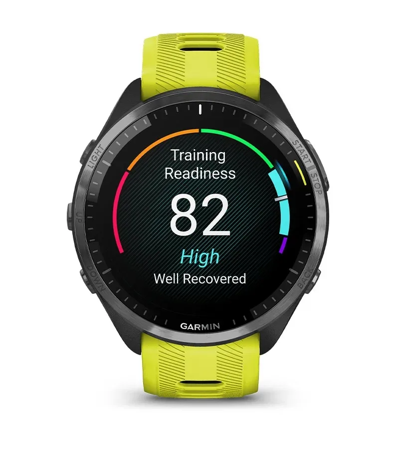 Garmin Jordan spec card (Forerunner 965 training readiness)