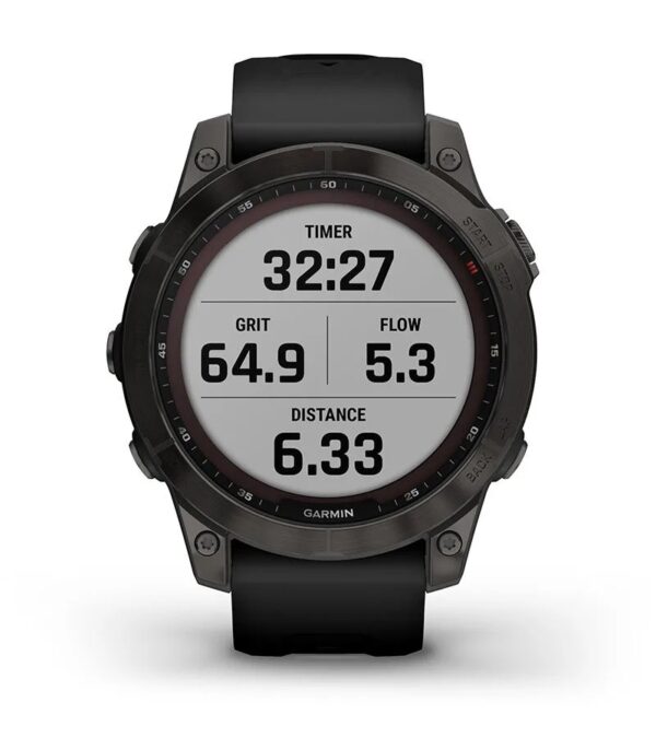 Garmin Jordan spec card (Fenix 7 sapphire solar mtb dynamics)