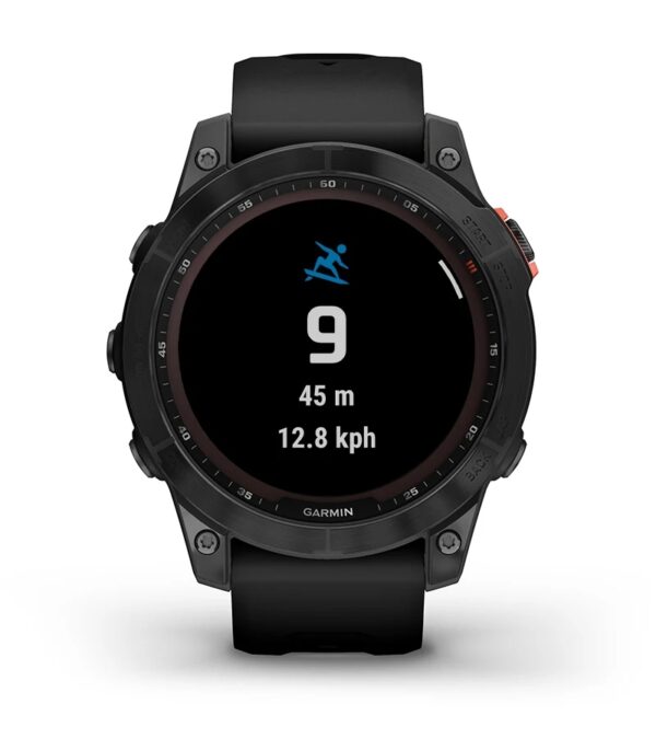 Garmin Jordan spec card (Fenix 7 sapphire solar surf ready)