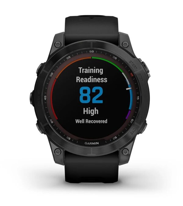 Garmin Jordan spec card (Fenix 7 sapphire solar training readiness)