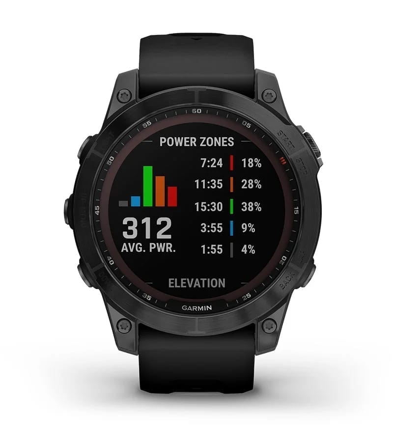 Garmin Jordan spec card (Fenix 7 sapphire solar wrist based running power)