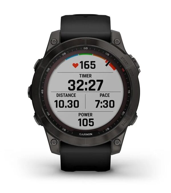 Garmin Jordan spec card (Fenix 7 sapphire solar xc ski dynamics)