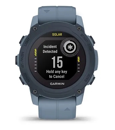 Garmin Jordan spec card (Descent G1 solar safety tracking)