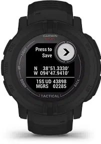 Garmin Jordan spec card (Instinct 2 Solar Tactical dual gps)