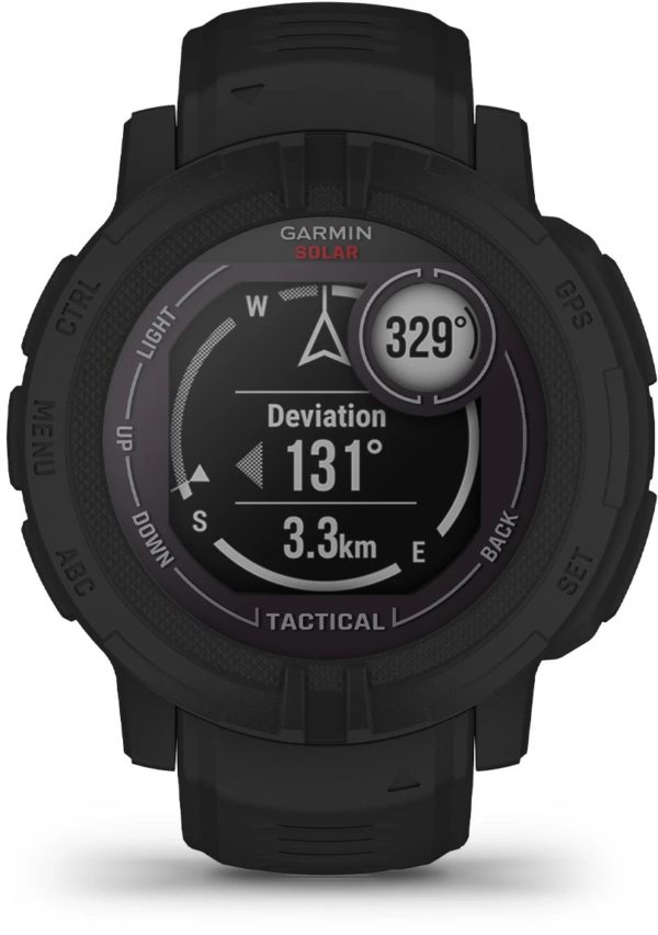 Garmin Jordan spec card (Instinct 2 Solar Tactical reference point)