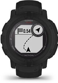 Garmin Jordan spec card (Instinct 2 Solar Tactical tracback)