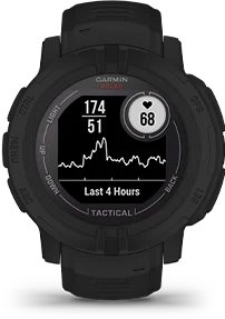 Garmin Jordan spec card (Instinct 2 Solar Tactical wrist based HR)