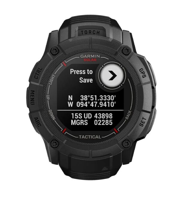 Garmin Jordan spec card (Instinct 2X solar tactical dual format)