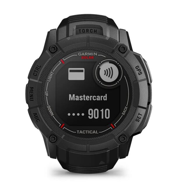 Garmin Jordan spec card (Instinct 2X solar tactical garmin pay)