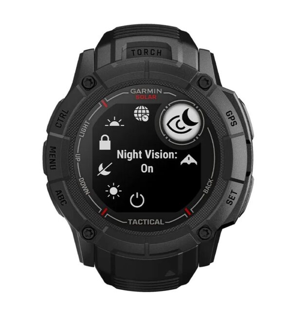 Garmin Jordan spec card (Instinct 2X solar tactical night vision)