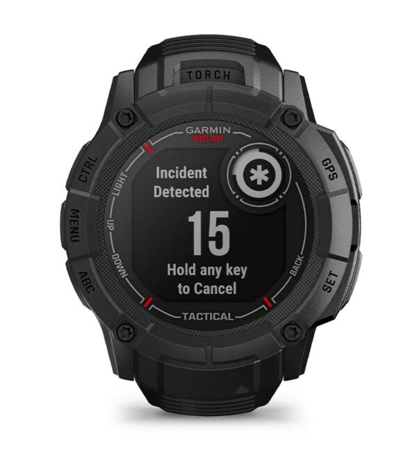 Garmin Jordan spec card (Instinct 2X solar tactical safety tracking)