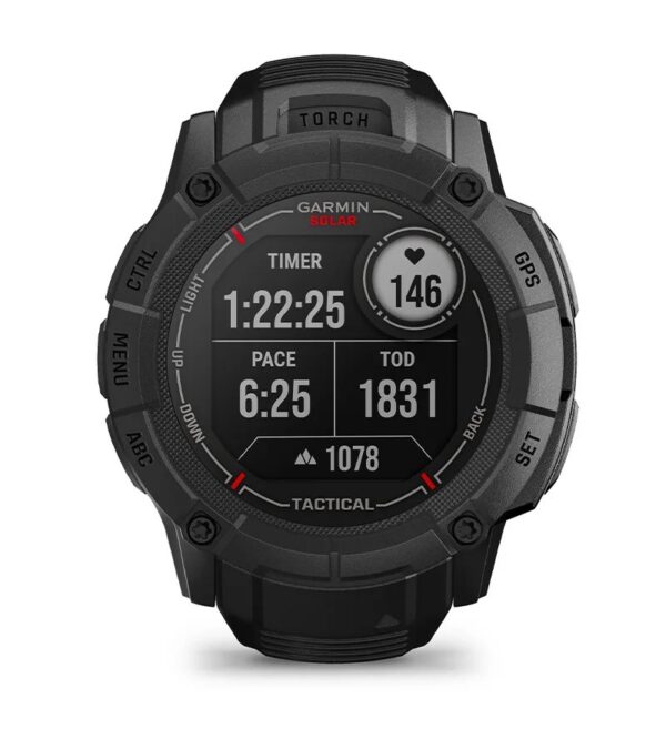 Garmin Jordan spec card (Instinct 2X solar tactical tactical)