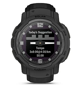 Garmin Jordan spec card (Instinct Crossover solar tactical daily workout)