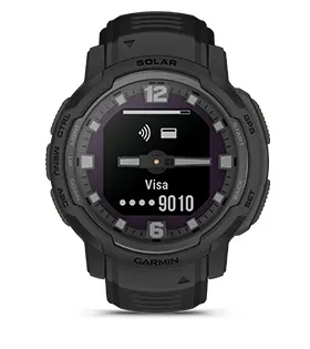 Garmin Jordan spec card (Instinct Crossover solar tactical garmin pay)