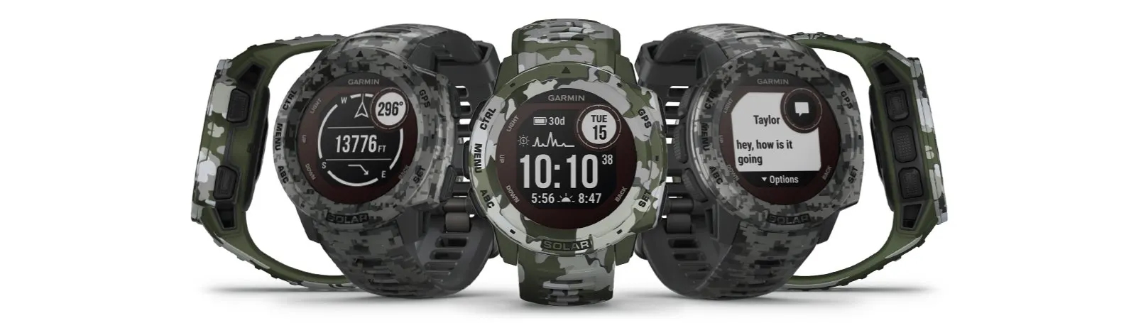 Garmin Jordan Instinct® Solar – Camo Edition Banner Series