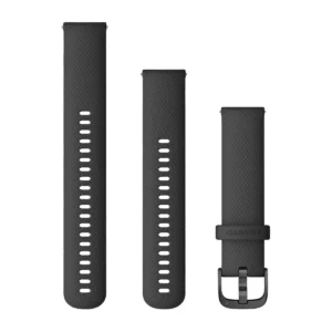 garmin jordan Quick Release 20mm Black Silicone Band