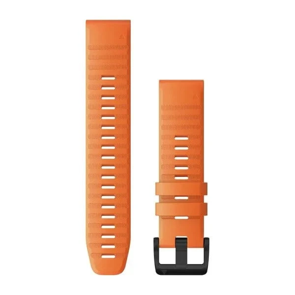 garmin jordan QuickFit 22mm Ember Orange Silicone Band