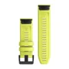 garmin jordan QuickFit 26mm Amp Yellow Silicone Band