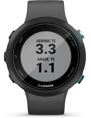 Garmin Jordan spec card (Swim 2 perf monitoring)