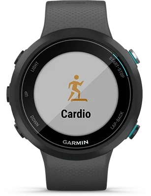 Garmin Jordan spec card (Swim 2 sports apps)