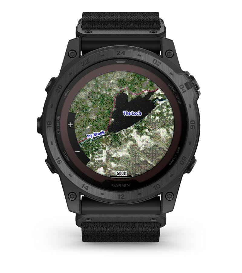 Garmin Jordan spec card (Tactix 7 pro outdoor maps)